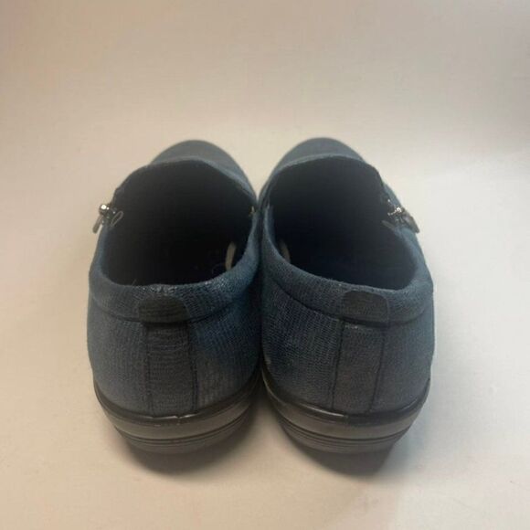 Flexus Suede Mandiella Navy Italian Comfort Shoes - Picture 5 of 10